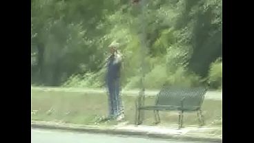 Roadside slut sucker – the first role for a future porn star