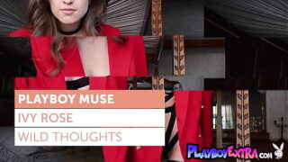Skinny All Natural Muse Ivy Rose Reveals Her Hairy Pussy For Playboy