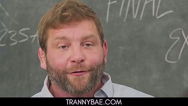 Skinny Shemale Gets Her Ass Rimmed And Analed