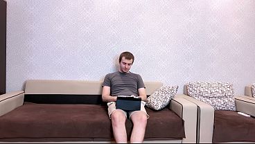 Submissive Husband Gets Face Sitting From Curvy Dominating Wife In Maid Outfit