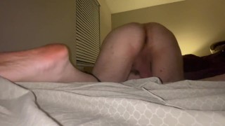 swinging my sack and showing off my virgin hole