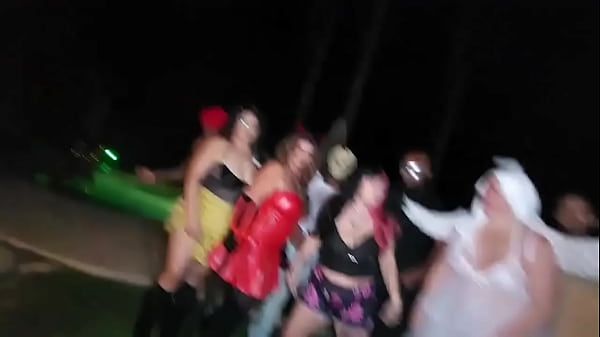 There is nothing like having a freaky orgy during Halloween and that is just what we do.Check out the party turned orgy o…