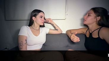 THREESOME with two Sluts