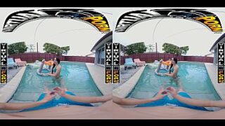Virtual Porn – Mandy Muse Takes Control After A Hot Oil Rub, Sucking And Fucking Her Stepbrother Outdoors