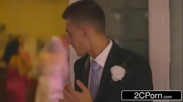Wedding Turns Hardcore with Hung Groom Give Double BJ