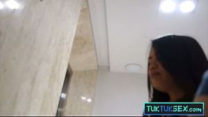 Cute Thai amateur teen amazing POV sex after being picked up