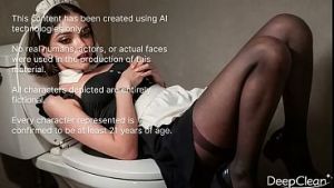 I fuck and cum in the new maid when this old man isn’t looking…[AI]