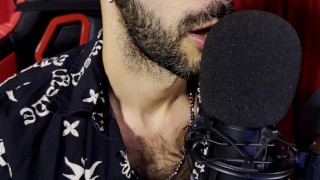 ASMR MALE Wet Mouth Sounds, Whispering, Relaxing, Tingles