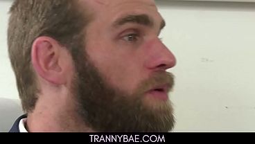 Busty Latina Tranny Anals Her Colleague in The Office