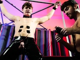 E Stim Abs Twitch in Pleasure Pain