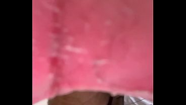 FUCKING MY BIG ASSHOLE WITH A BIG BLACK COCK DILDO