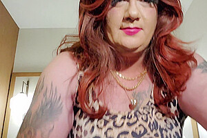 Hot Sissy Brenda Shows Your Her Thong