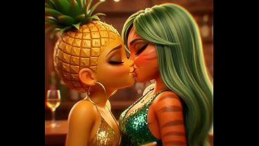 If Love fruit Island had been really good, lesbian (AI generated)