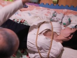 Japanese MILF Does Bondage With Stepdaddy.