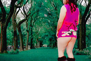 Little Cock Shemale In The Park Sexy Dance Hot Public Striptease Cosplayer Babe