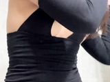 Milf brunette masturbating with toy ass
