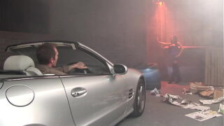 Romana Ryder Hugs The Hood Of His Sports Car As He Takes Her Pussy