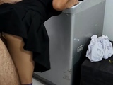 The neighbour seduces me while I repair her washing machine