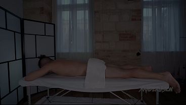 Xander Corvus Gets A Deepthroat And Oiled Handjob From Eva Nexus!